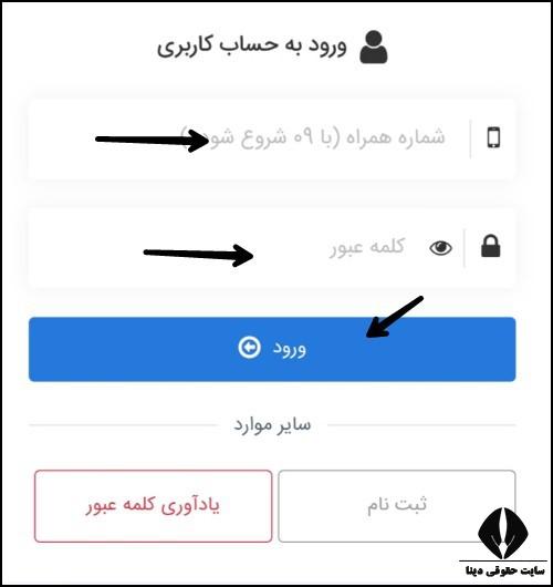 ورود به سایت ایرانیکارت